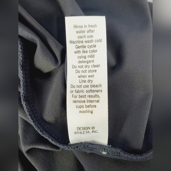 Athleta Grey Outdoor Workout Racerback Dress Size M #4 - Picture 11 of 11